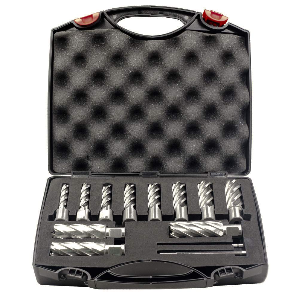 Annular Cutter Set JESTUOUS 3/4 Inch Weldon Shank 2 Cutting Depth 13pcs