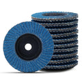 10 Pc 3-inch Shaft 3/8 Grinding Flap Disc 40 Grit，Zirconia Abrasive，efficient Grinding，wear-Resistant and Durable， Angle Grinder Sanding Disc for Metal, Wood, Stainless Steel Finishing