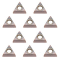 10pcs Tungsten Alloy Chamfering Angle Inserts for Mini Chamfering Machine, Ideal for Deburring on Steel and Other Metals