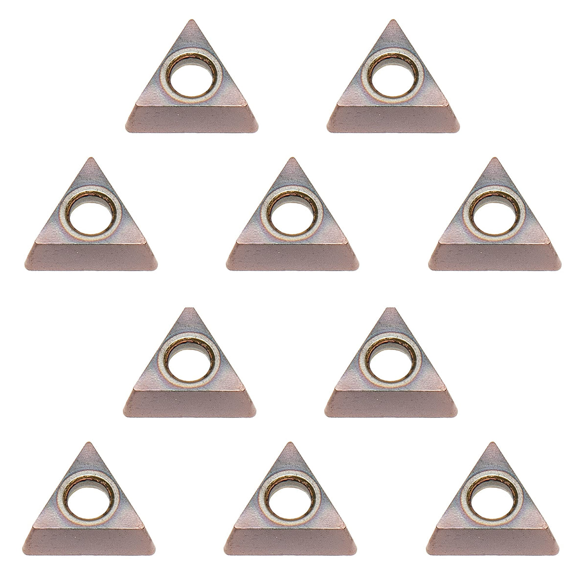 10pcs Tungsten Alloy Chamfering Angle Inserts for Mini Chamfering Machine, Ideal for Deburring on Steel and Other Metals