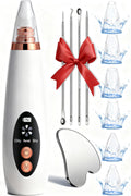 Blackhead Remover Vacuum, Black Head Remover for Face, Blackhead Extractor with 3 Suction Power, 6 Suction Probes, 4