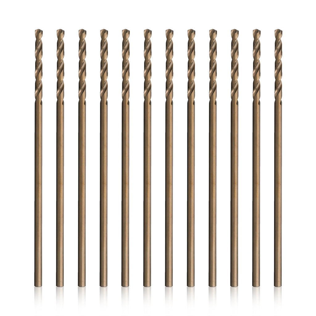 Drill America #11 x 12 Cobalt Aircraft Extension Drill Bit (Pack of 12), GLBCO Series
