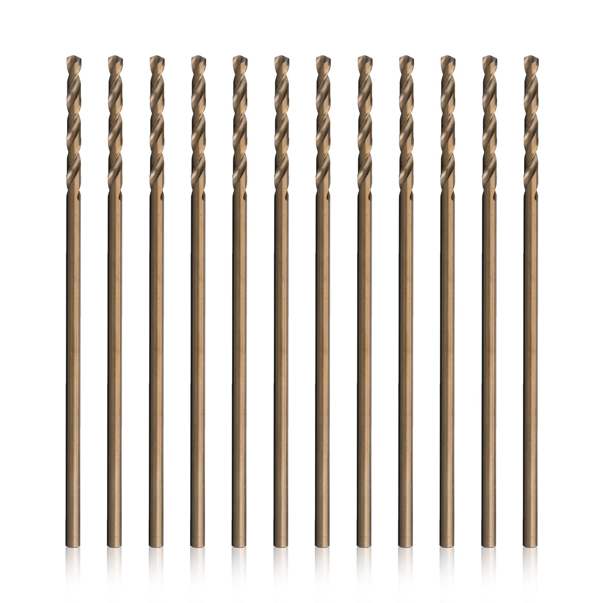 Drill America #11 x 12 Cobalt Aircraft Extension Drill Bit (Pack of 12), GLBCO Series