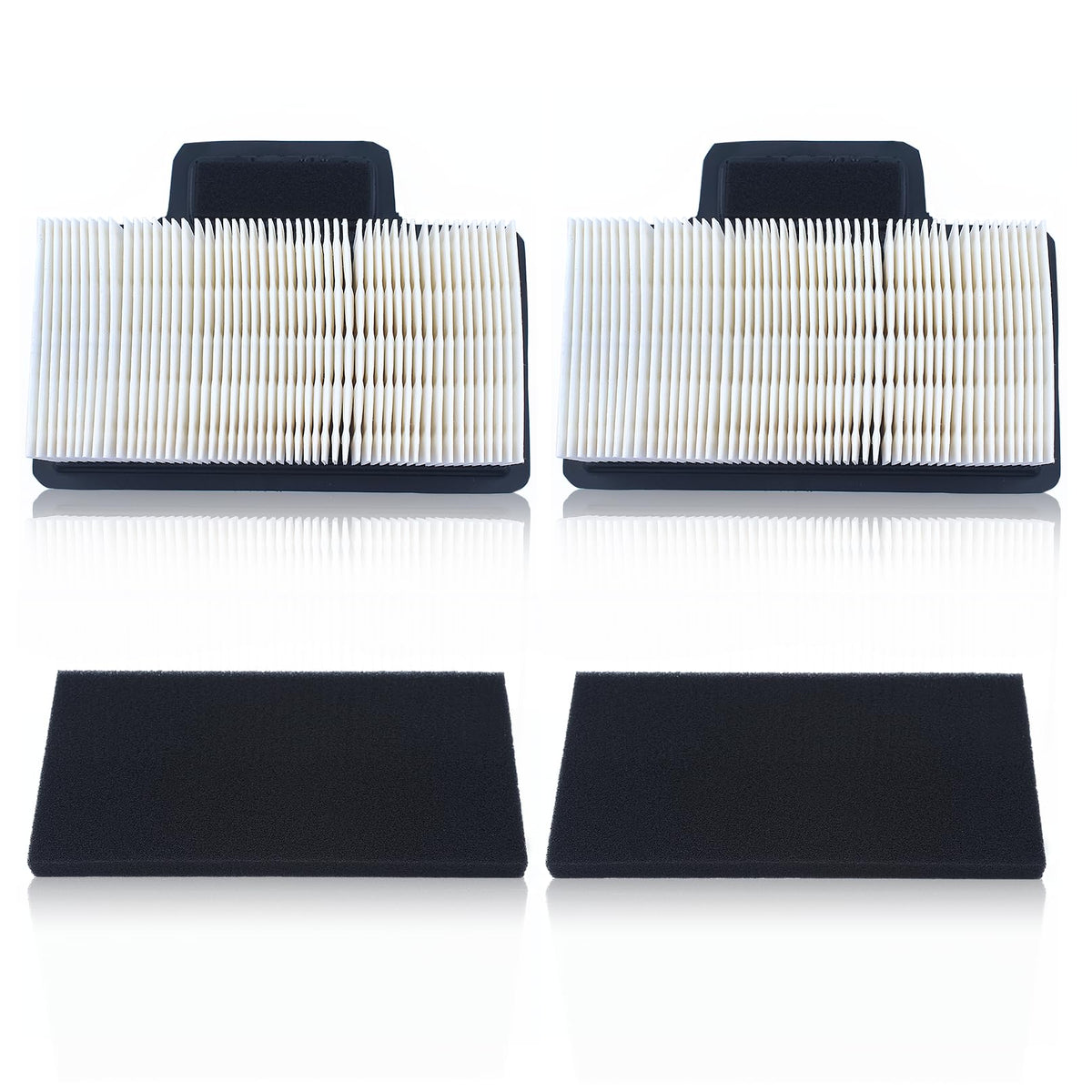 AUMEL Air Filter With Pre Filter for Wacker Neuson BS50-2 BS50-2i BS50-4 BS50-4AS BS60-2i BS60-4 BS60-4S BS60-4AS BS70-2i Replace 5200003062 5200007045 5200007044（2 Pcs）