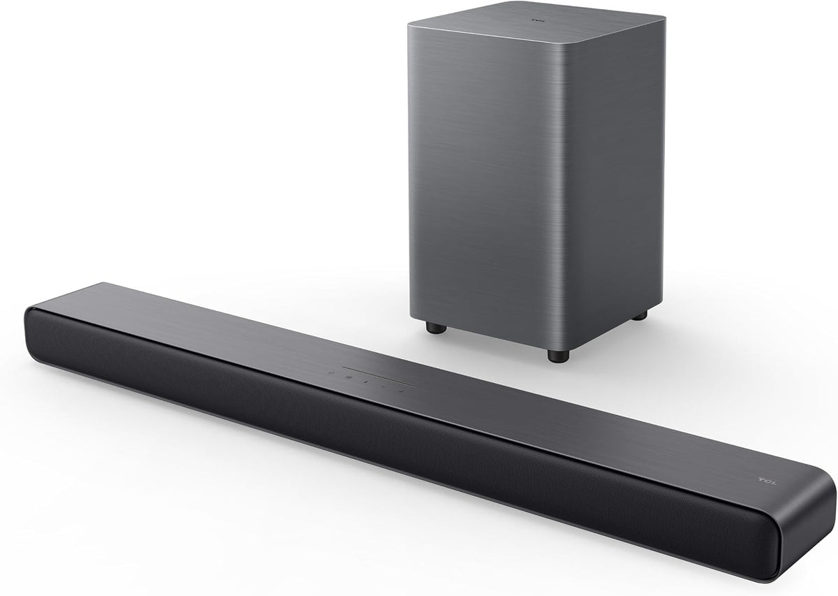 S55H 2.1 Sound Bar with Wireless Subwoofer for Smart TV | Dolby Atmos DTS:X Auto Room Calibration| 220W Power