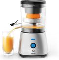 Electric Citrus Juicer Stainless Steel | Premium Hands-Free One-Touch Orange Juice Squeezer for Oranges, Lemons, and
