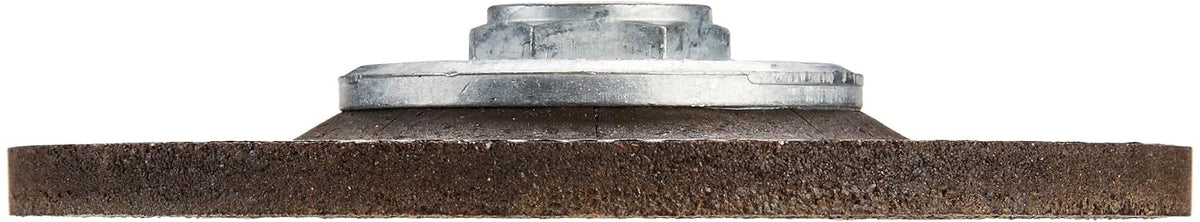 Norton Blue Fire Plus Fast Cut Depressed Center Abrasive Wheel, Type 27, Zirconia Alumina and Aluminum Oxide, 5/8"-11 Hub, 4-1/2" Diameter x 1/4" Thickness (Pack of 10)