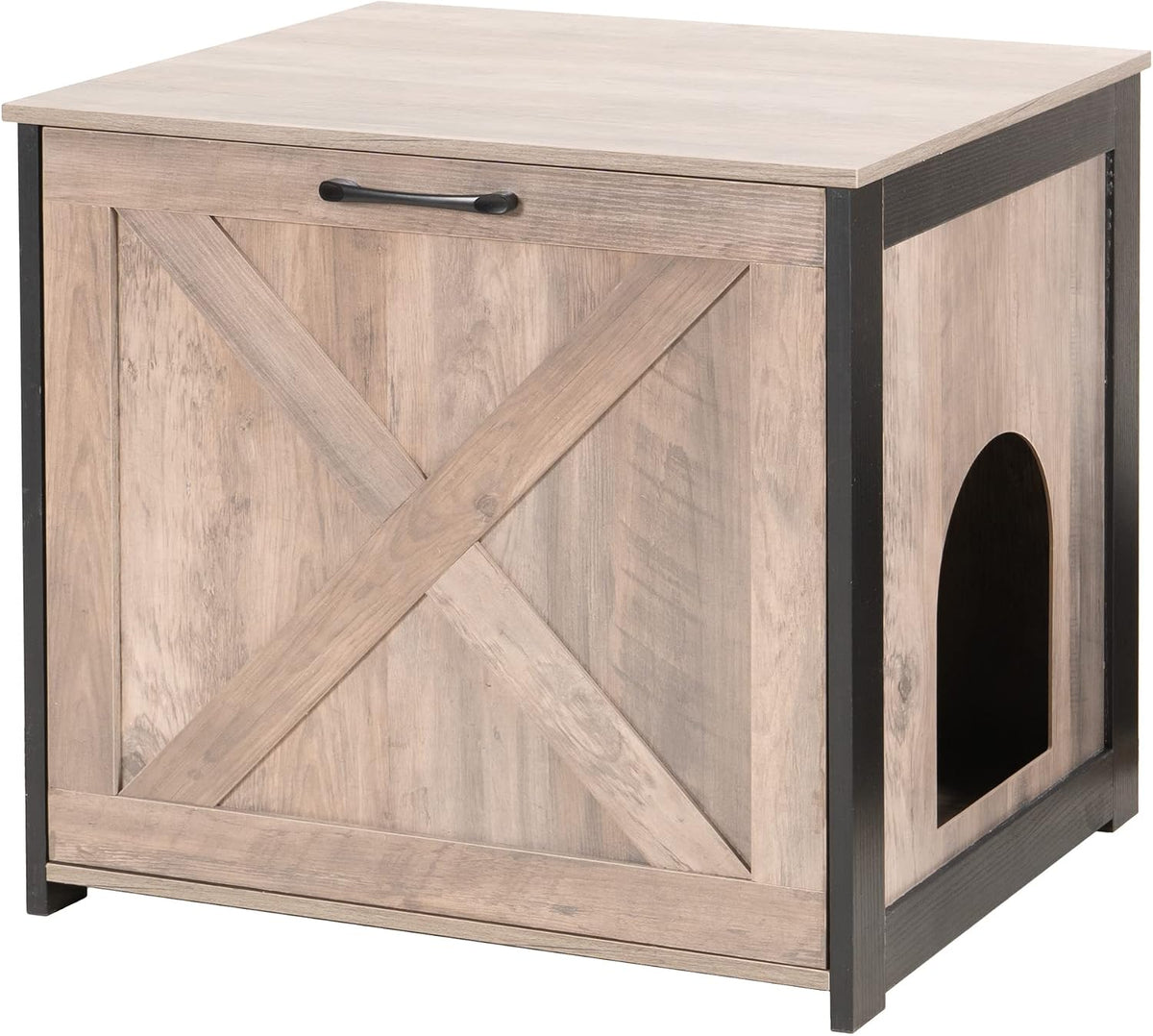 Cat Litter Box Enclosure, Hidden Litter Box Furniture, 23.6 Inches