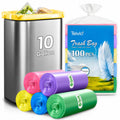 Medium Colorful Trash Bags 10 Gallon 100 Count Kitchen Garbage Bags