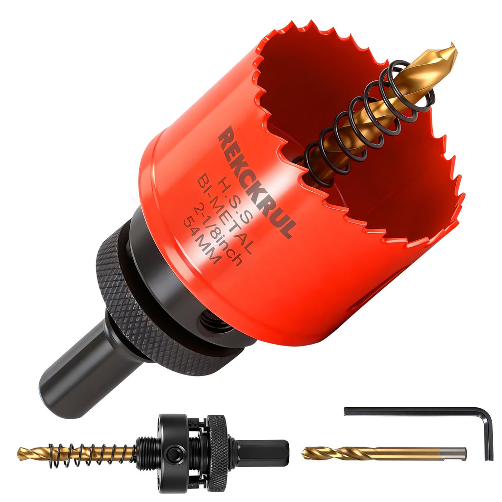 (54mm | 2-1/8 Inch) HSS M42 with 8% Cobalt Bi-Metal Hole Saw