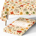 Polyester Fall Tablecloth 60" x 84" 1 Pack Autumn Leaves
