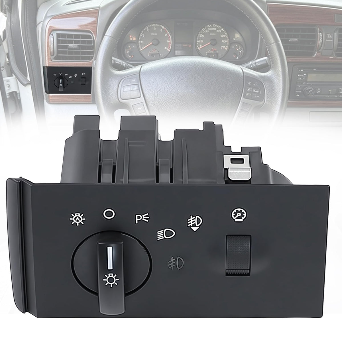 Motarithl Headlight Switch Compatible with 2005-2007 Ford F-250 Super Duty