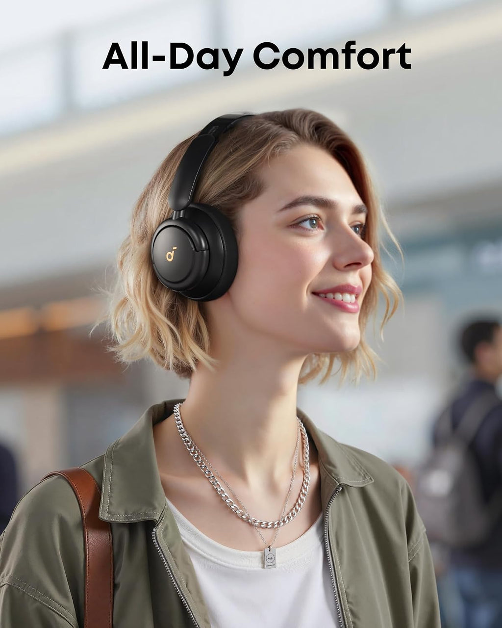 by Anker Q30 Hybrid Active Noise Cancelling Headphones, Black | Over-Ear, Bluetooth, Multiple Modes, Hi-Res, Custom