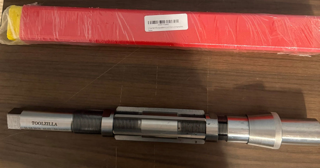 2-Tool Set H16 Adjustable Hand Kingpin Reamer with Extension Pilot 1-13/16 in. to 2-7/32 in. (h16pluspilot)