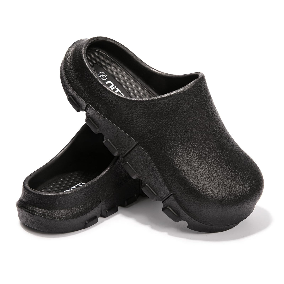 Women's Garden Clogs with Arch Support Black