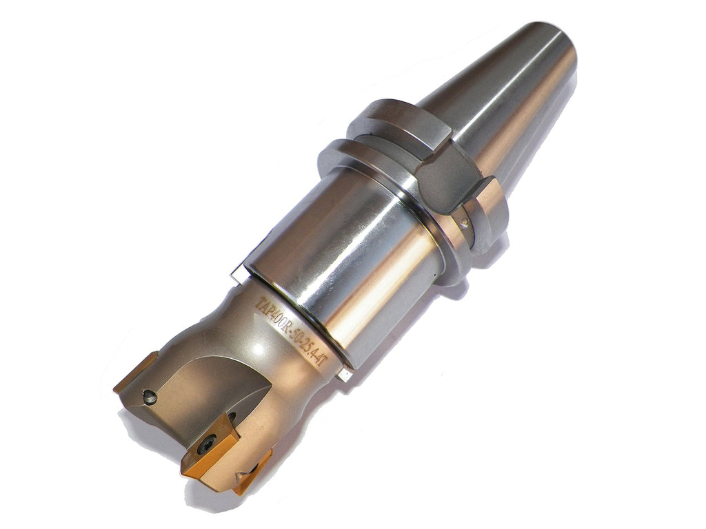 2" Face Shell Mill Cutter 90 Degree 4 Flutes BT40 Face Milling Cutter W Inserts