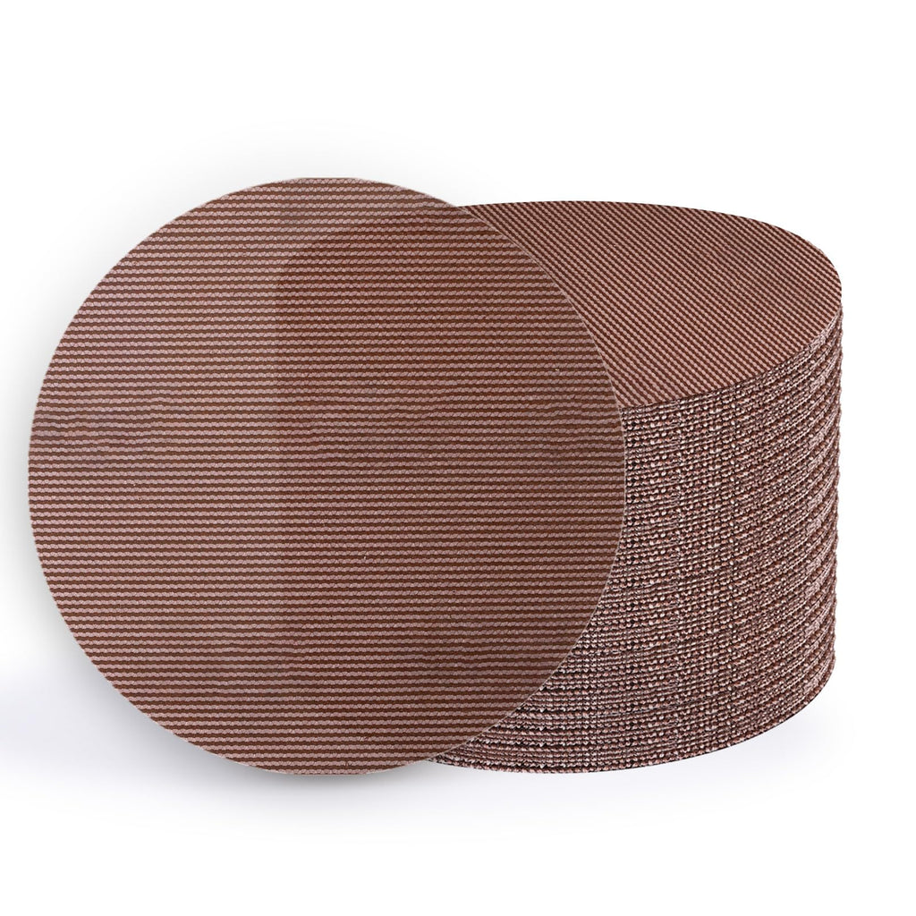 KQCXIK 50 Pcs 6 Inch Mesh Sanding Disc for Random Orbital Sander 240 Grit