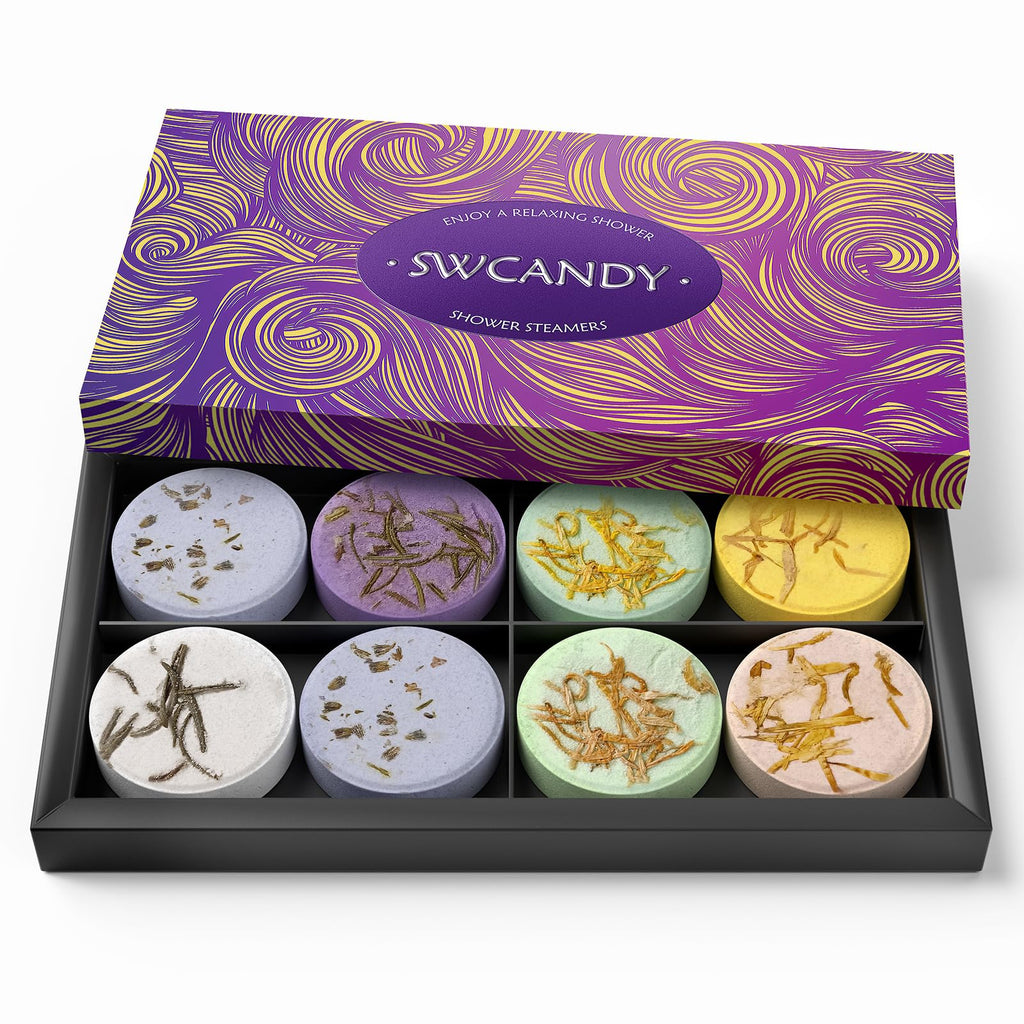 Shower Steamers Aromatherapy Gifts for Women 8 Pcs Shower Home Spa