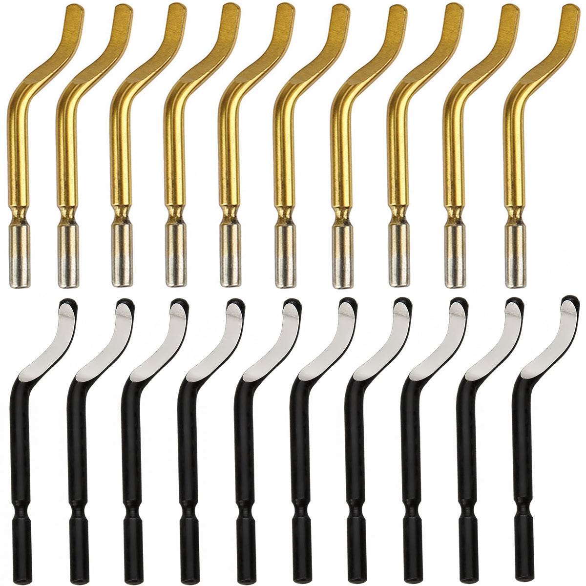 Deburring Blades Set for Metal, Plastic & Wood - Compatible with BS1010/BS2012 - Professional Burr Trimmer Replacement