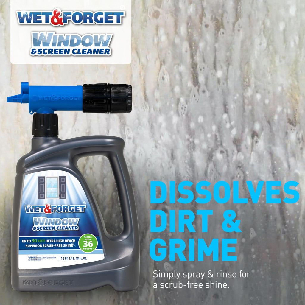 Outdoor Window Cleaner & Screen Cleaner, 48 Oz, 2 Pack