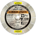 IVY Classic 35050 Swift Cut 7-1/4"128 Tooth Aluminum & Plastic Cutting Circular Saw Blade with 5/8" Diamond Knockout Arbor, 1/Card