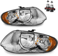 Headlights W/Bulbs for 2005-2007 Chrysler Town & Country
