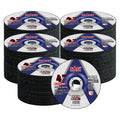 SALI 50 Pack 4 Inch Grinding Wheels for General Purpose Metal & Stainless Steel, Aluminum Oxide Grinding Disc for Angle Grinder, Depressed Center 4" * 1/4" * 5/8"(100 * 6.0 * 16 mm)