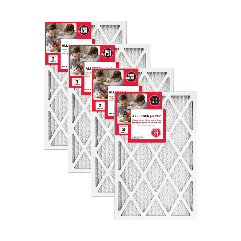 Allergen 20x36x1 Air Filter , MERV 11, 4-Pack