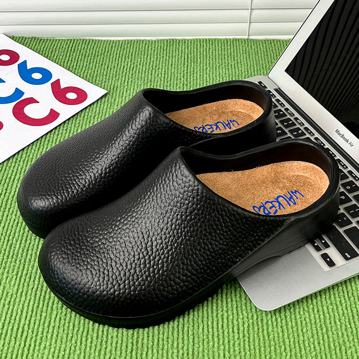Professional Chef Clogs Non-Slip Waterproof Work Shoes for Nurses Kitchen Staff with Arch Support Lightweight Comfort