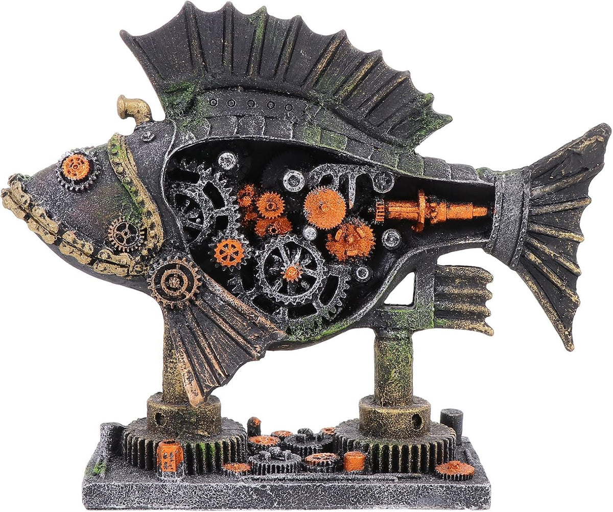 Aquarium Decoration - Steampunk Fish Decor for Fish Tank