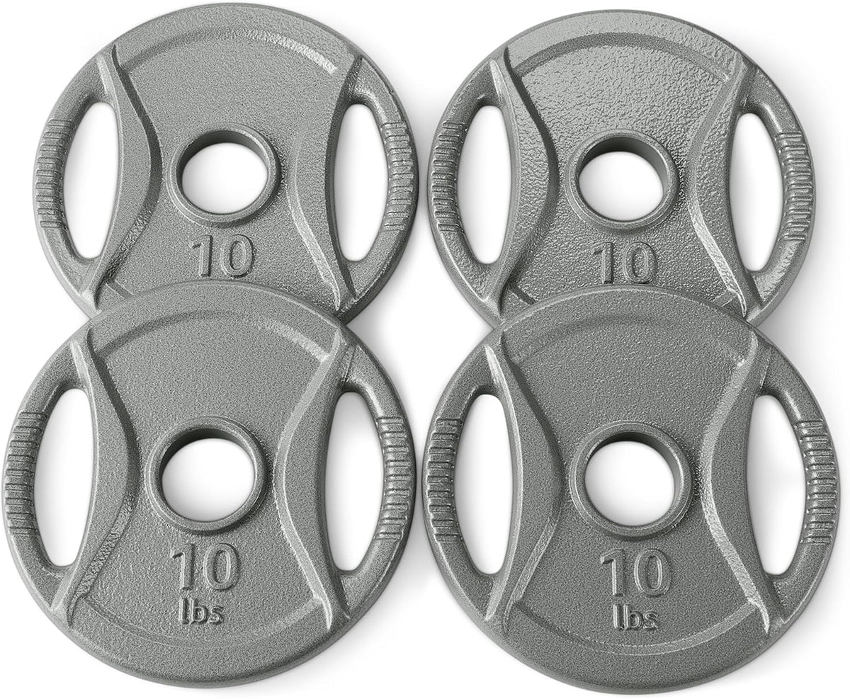 2-Inch Olympic Grip Weight Plates, Cast Iron