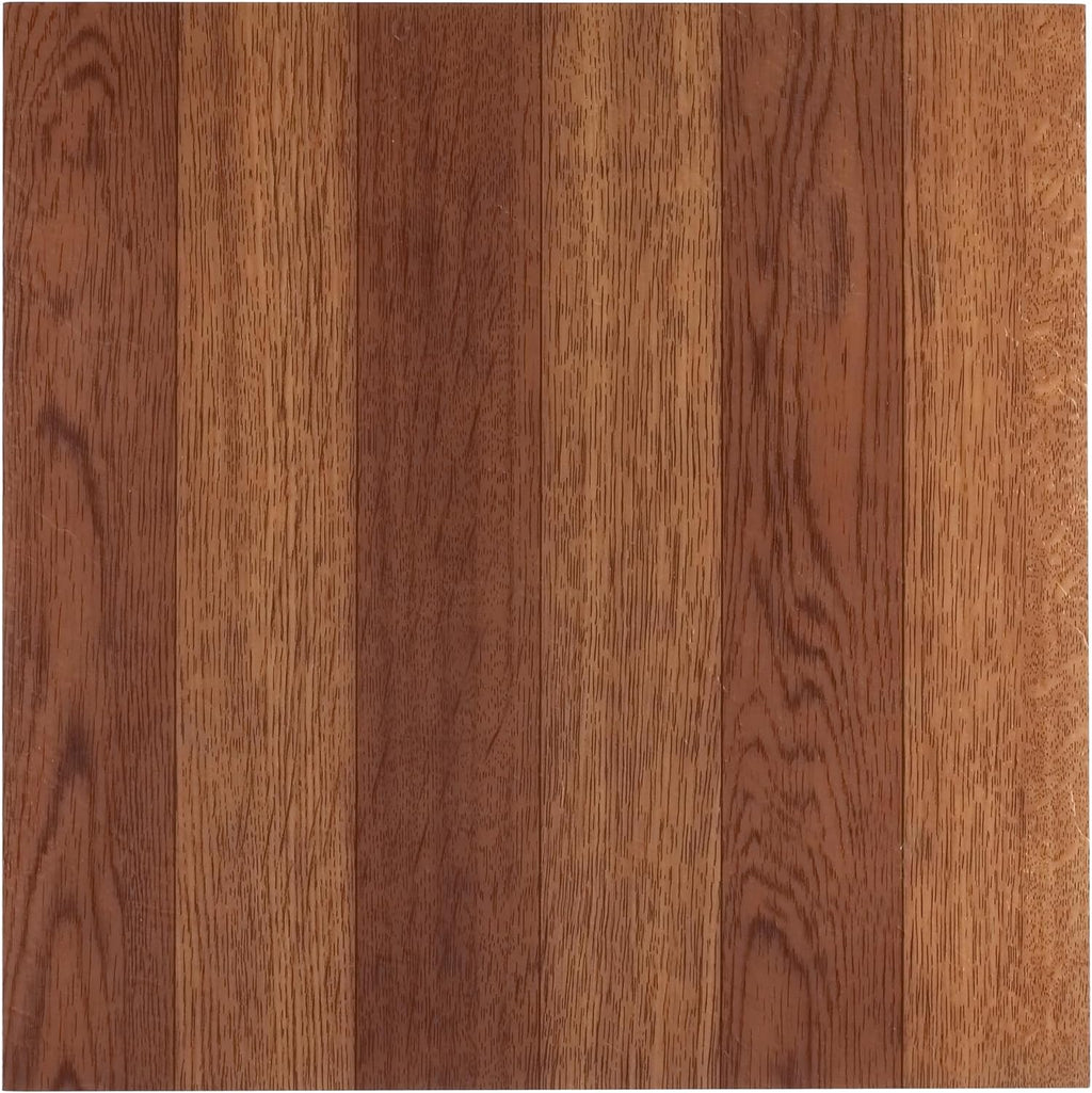 Tivoli Peel & Stick Vinyl Floor Tiles, 45-Pack, 12 x 12 in, Oak