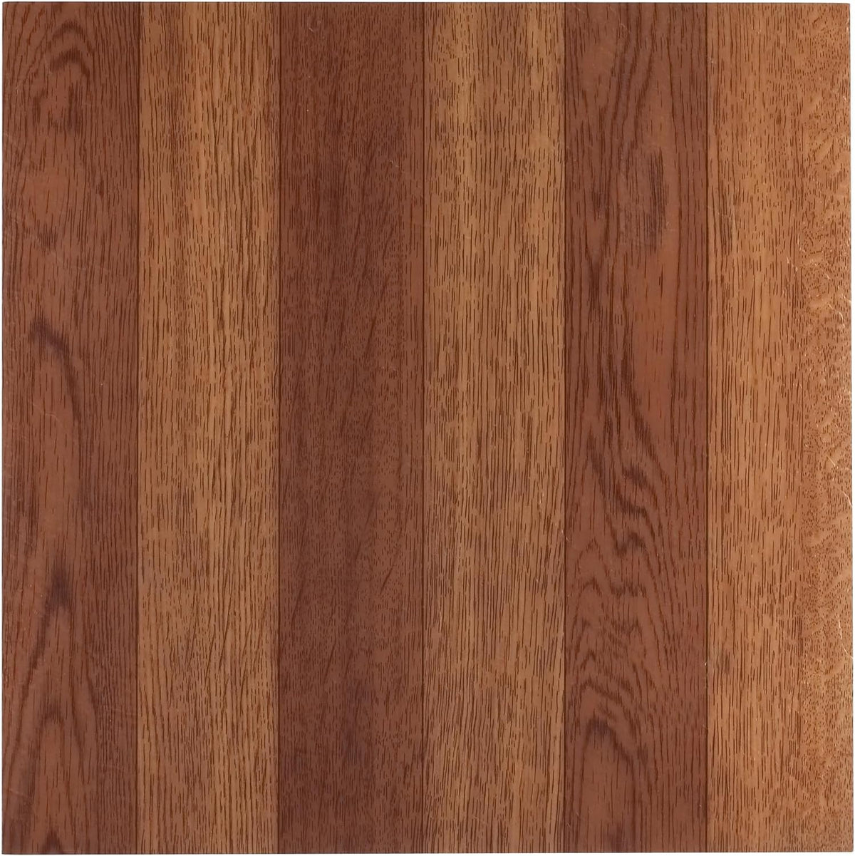 Tivoli Peel & Stick Vinyl Floor Tiles, 45-Pack, 12 x 12 in, Oak