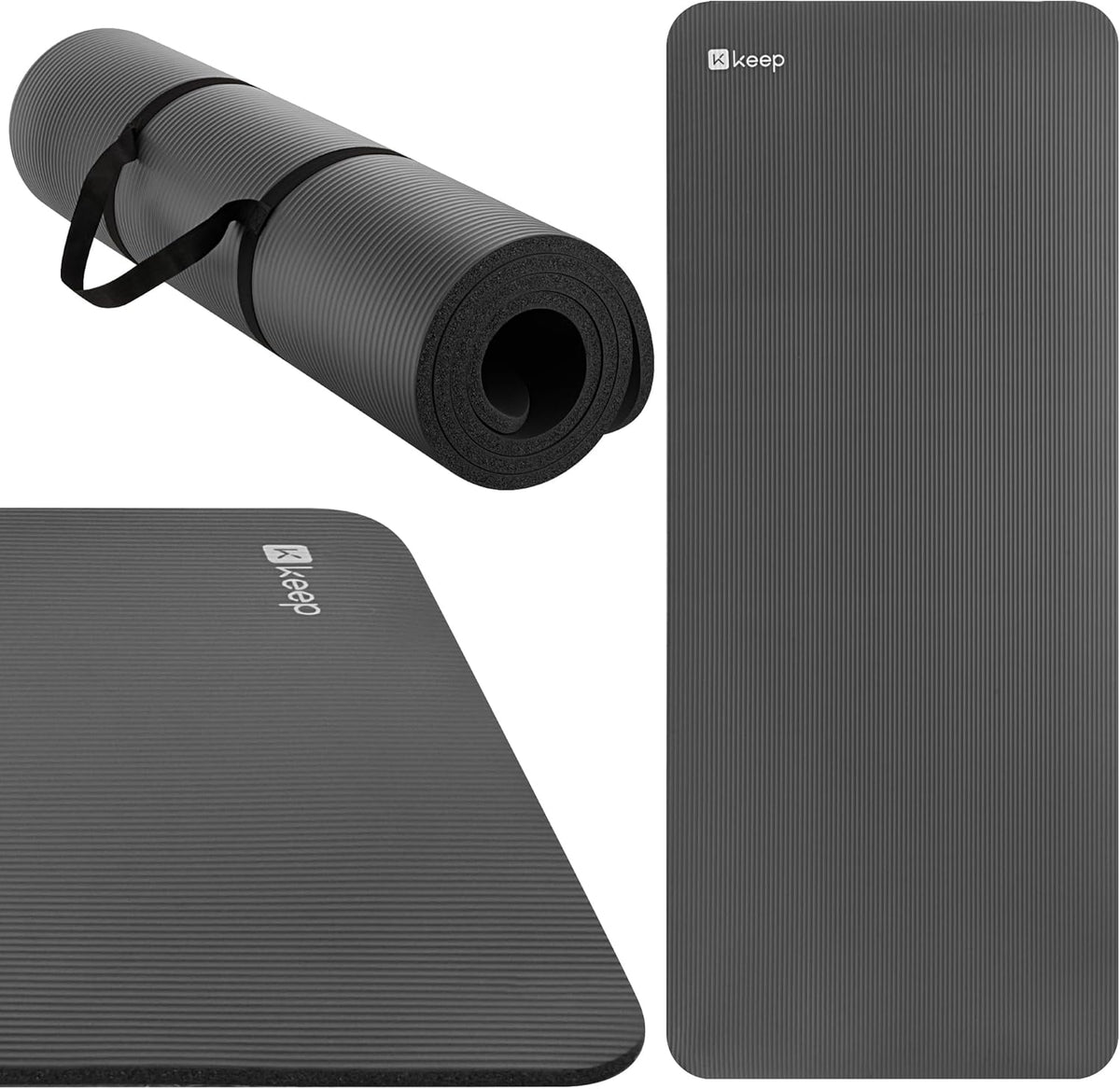 Extra Thick NBR Yoga Mat for Women & Men, 15mm Thick, 72”x32” Large Exercise Mat with Non-Slip Workout Mat for Yoga