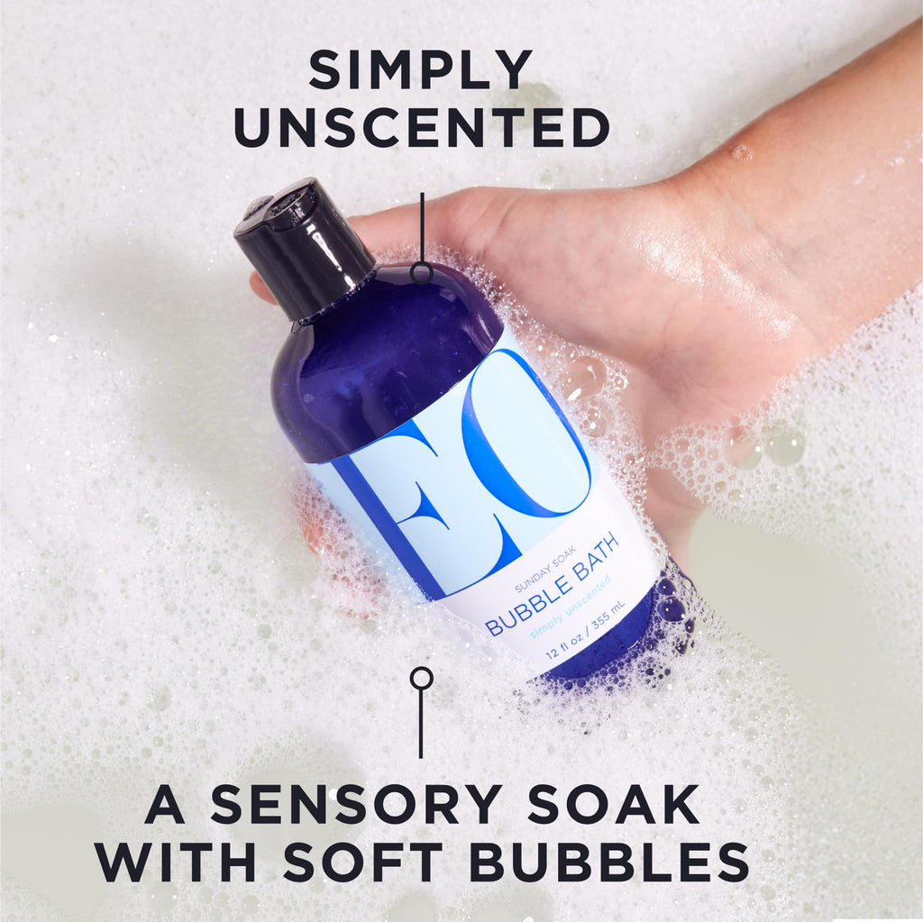 Unscented Bubble Bath for Everyday Use, 12 oz