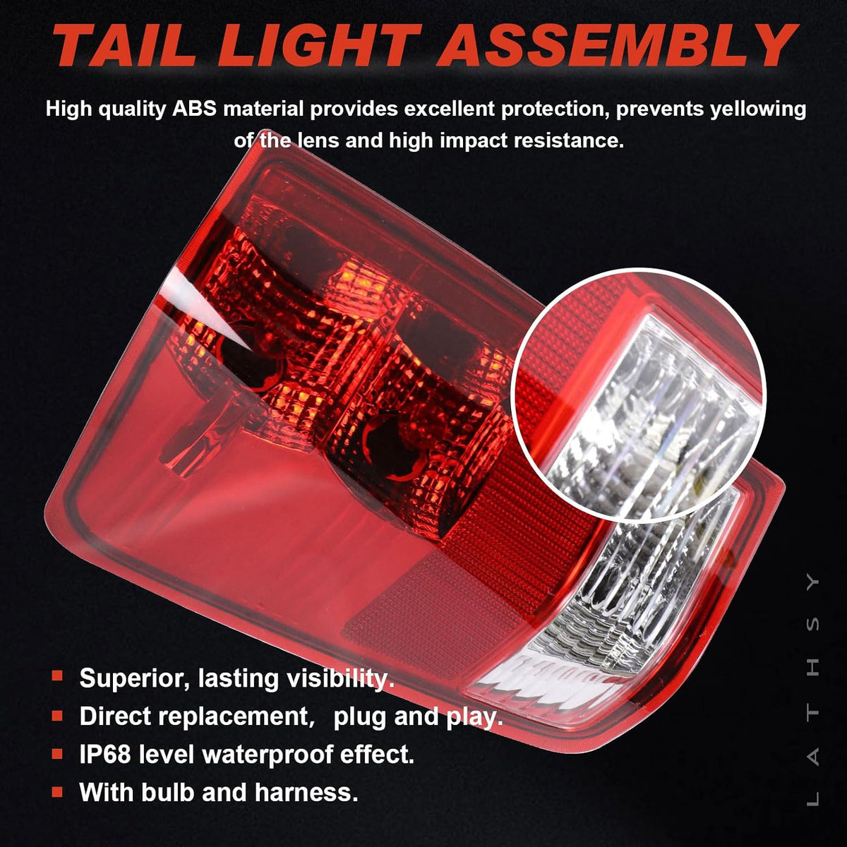 Tail Light Compatible With 2004-2015 Nissan Titan Driver Side