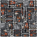 45 Pack Tool Box Organizer Tray Divider, Toolbox Desk Drawer Organizer,Garage Organization Storage for Rolling Tool