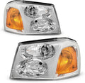 for 2002-2009 GMC Envoy Halogen Headlight W/O Bulbs