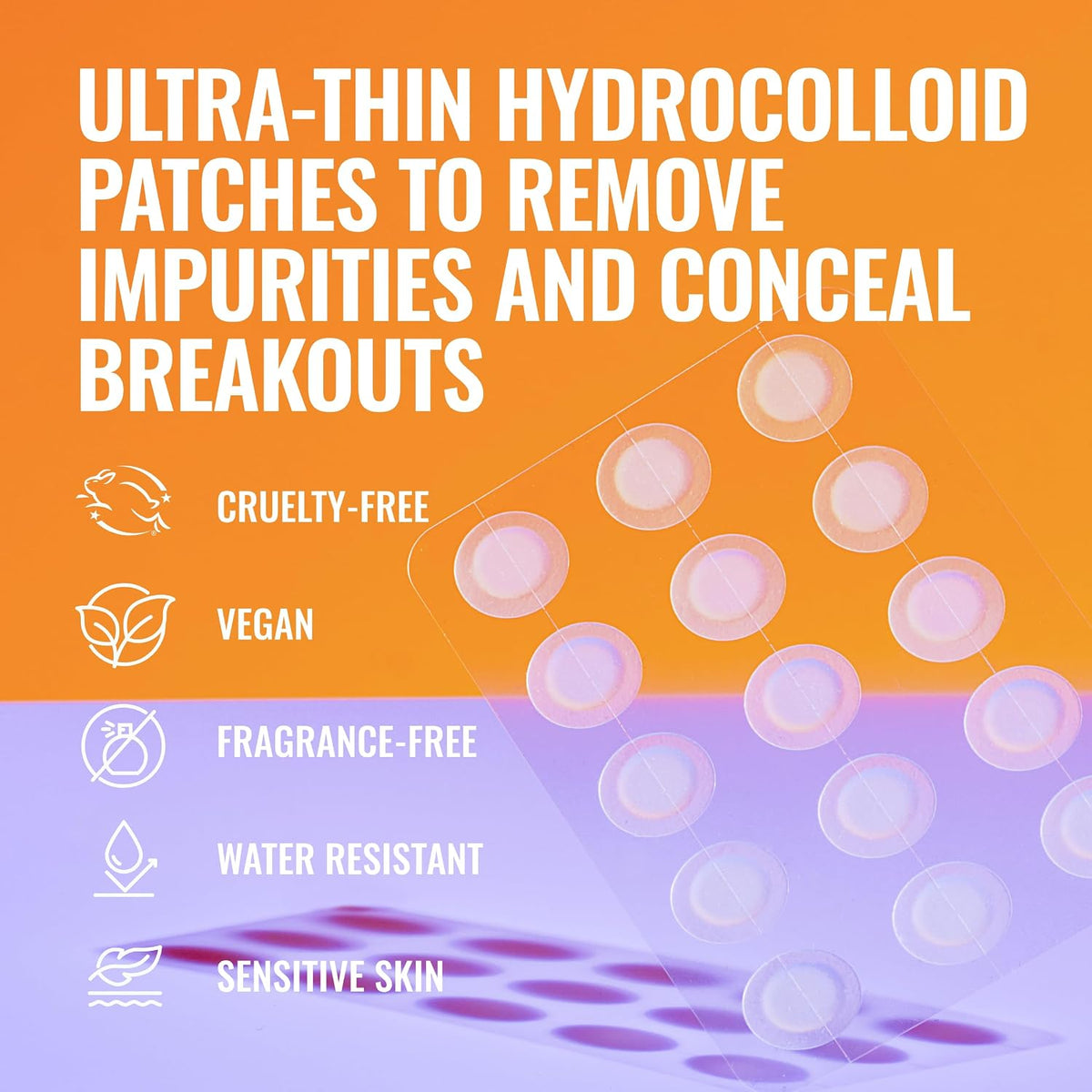 Pimple Patches for Face, 100 Pack – Ultra-Thin Hydrocolloid Patches, Invisible Under Makeup, Conceals Blemishes
