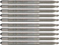 CME Cobalt Spiral Point Plug Taps, 6-32 UNC, H3, 2 Fl, 10 pcs