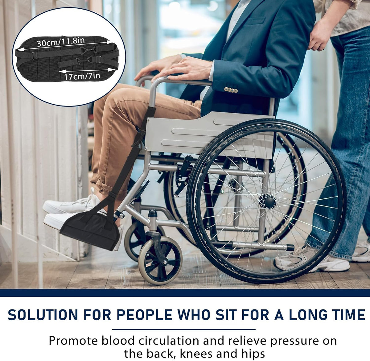 2 Pcs Wheelchair Leg Rest Footrest Hammock Adjustable Footrest Hanging Foot Sling Wheelchair Accessories for Foot Rest Replacement