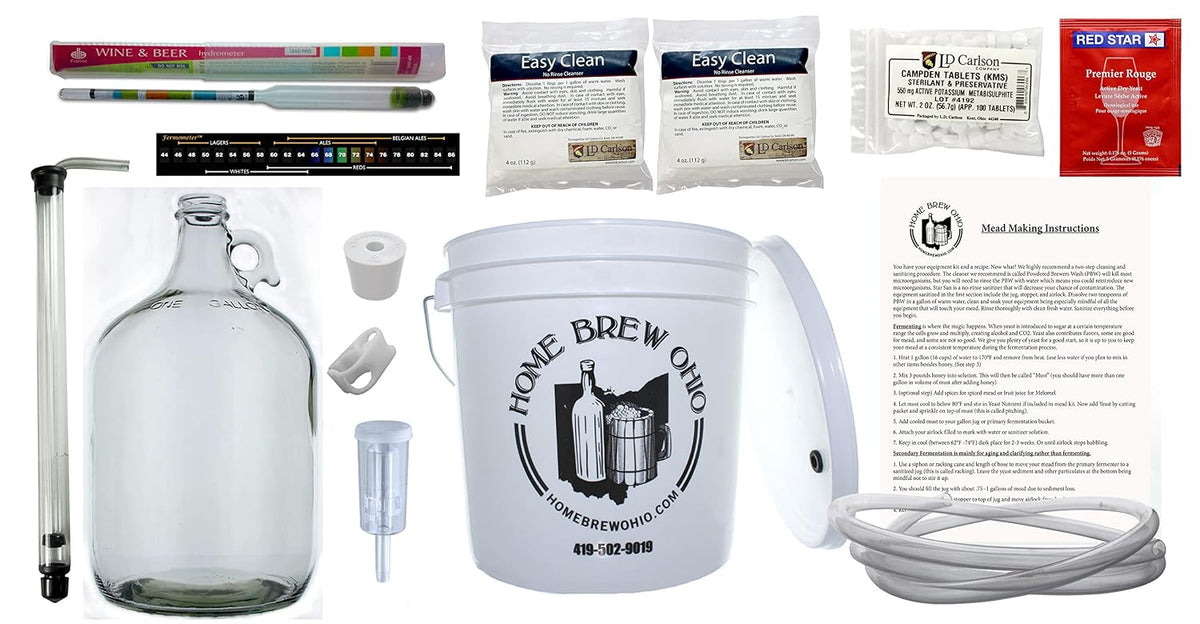 One Gallon Mead Starter Kit
