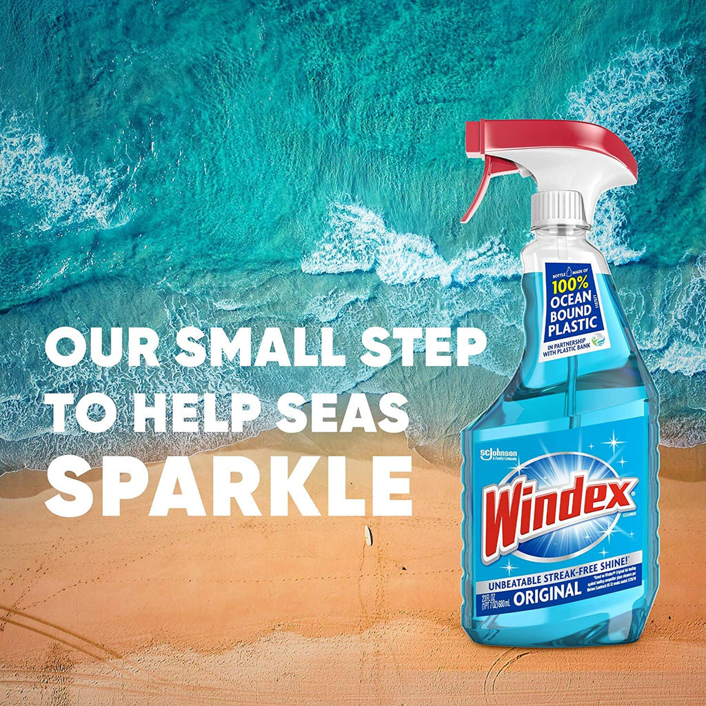 Windex Original Glass Cleaner Set: 5L refill +950 ml Trigger Spray