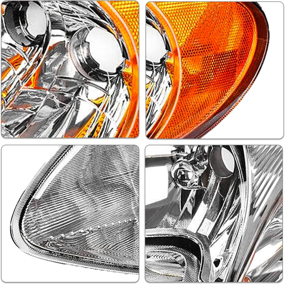 SOCKIR Fit for 2001-2007 Dodge Grand Caravan Halogen Headlight Assembly