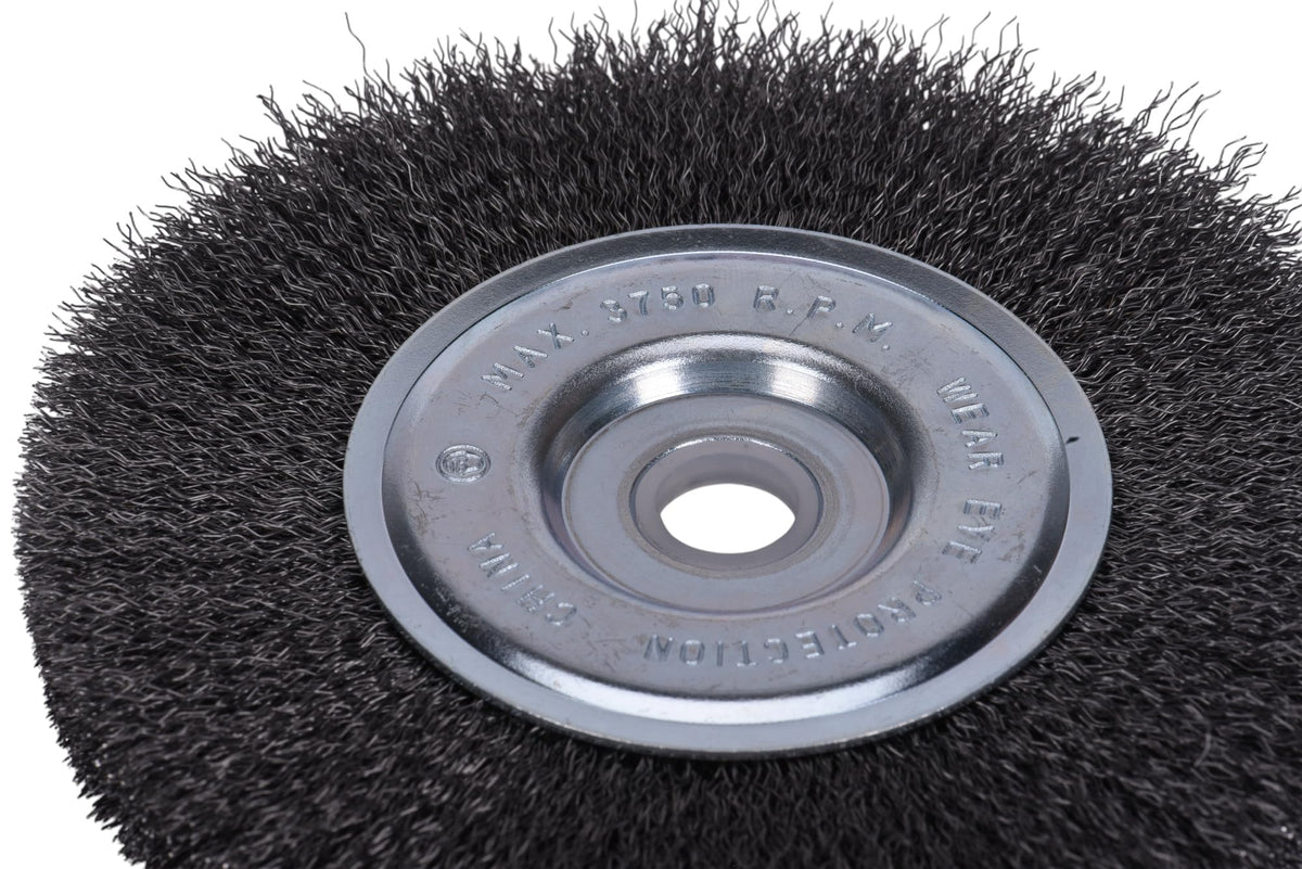 Century Drill & Tool 76853 Bench Grinder Wire Wheel, 5" Fine & Crimped