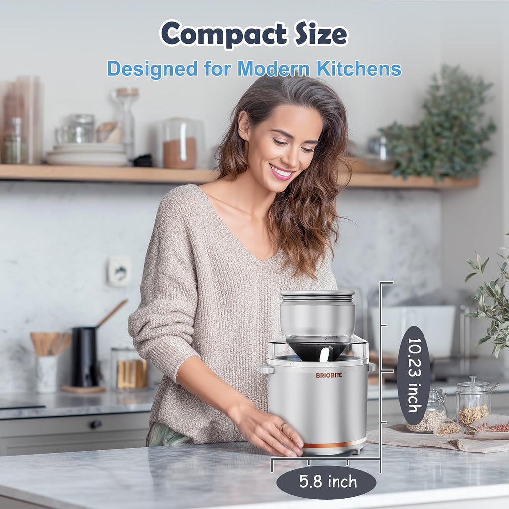 1.1 Quart Ice Cream Maker Machine,Silver