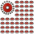 Rocaris 45 Pack 4 Inch Wire Wheel Brush for 4 1/2 Angle Grinder