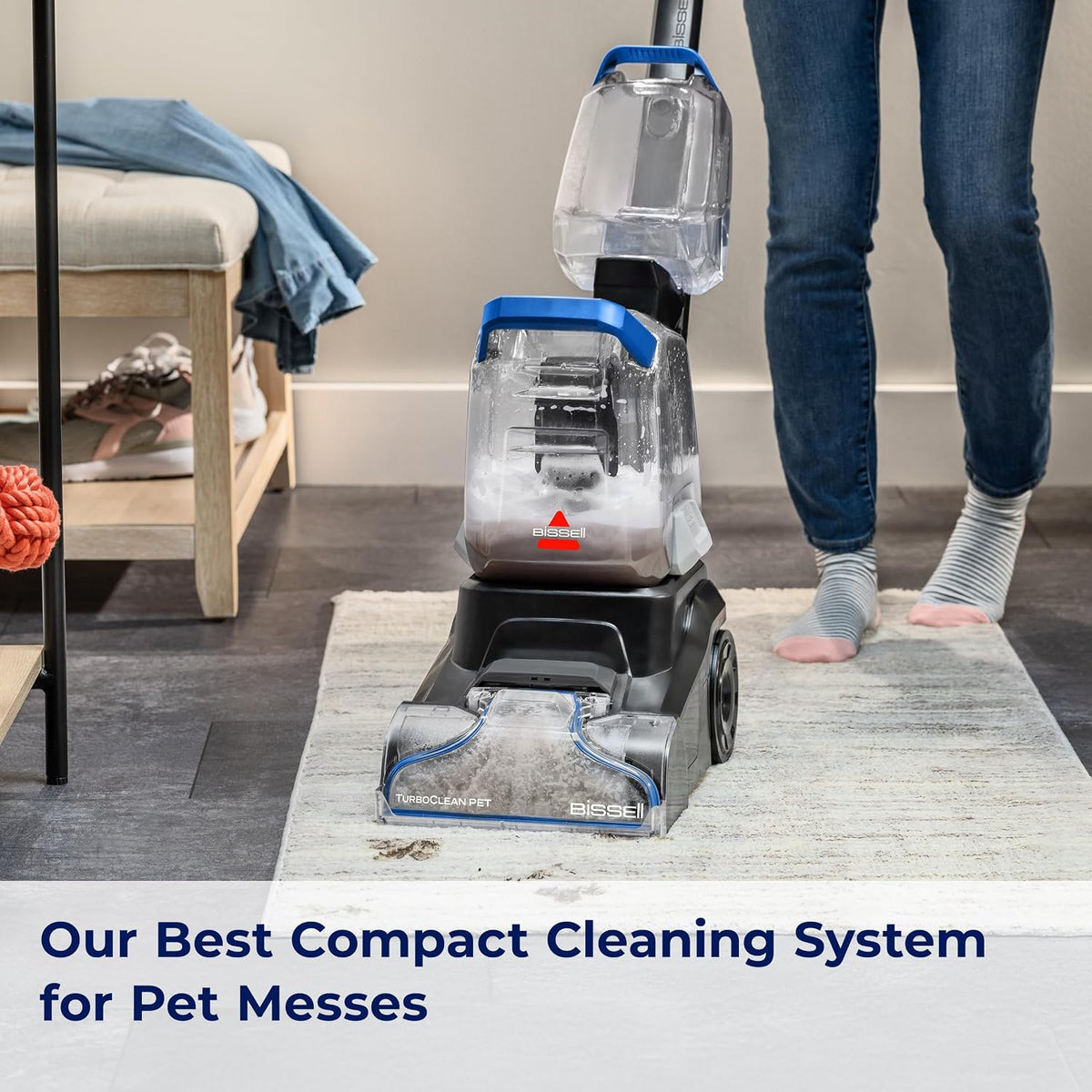 TurboClean PET, Upright Carpet & Upholstery Cleaner, 3948 | TurboClean technology for powerful pet hair and stain