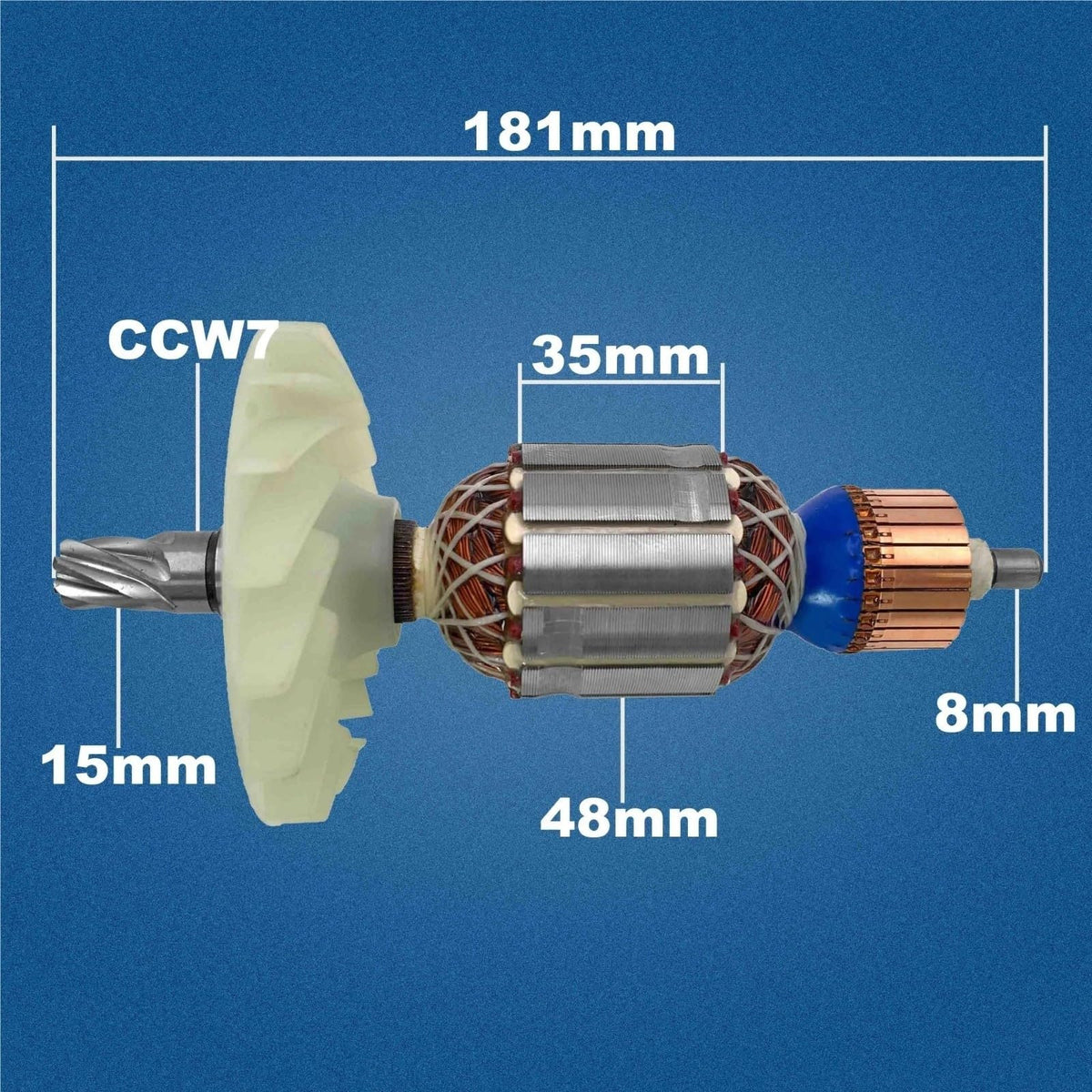 220‑240V Replacement Armature Rotor Fit for HILTI TE70 TE‑70 Rotary Hammer Drill Breaker Repair Spare Parts