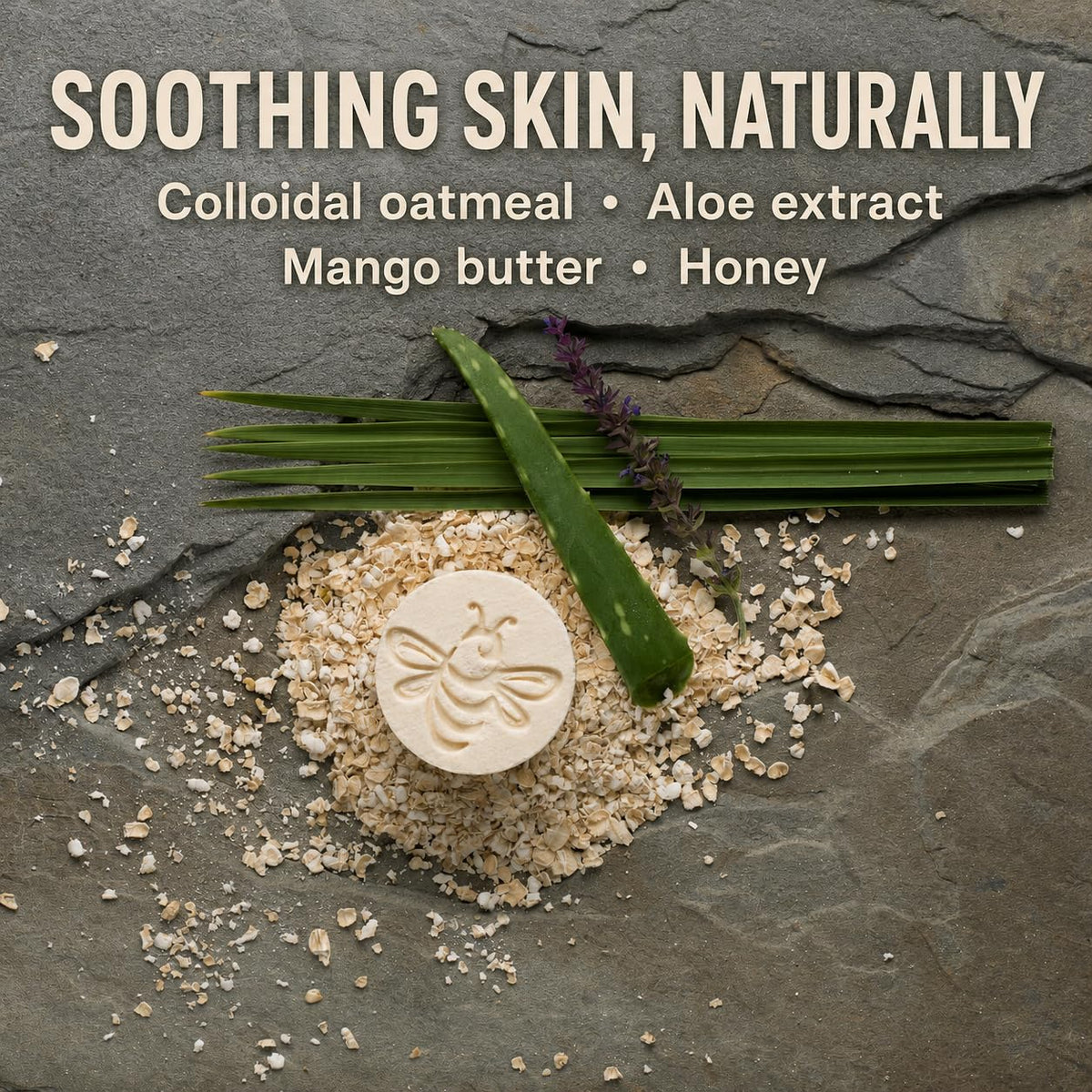 Colloidal Oatmeal Bath Bombs for Sensitive Skin, 4-Pack